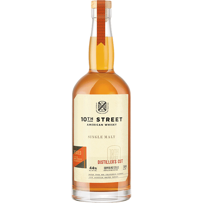 10th Street Peated Single Malt Distillers Cut American Whisky - 750ML