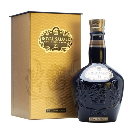 Royal Salute 21 Year Old The Sapphire Flagon Scotch Whisky - 750ML