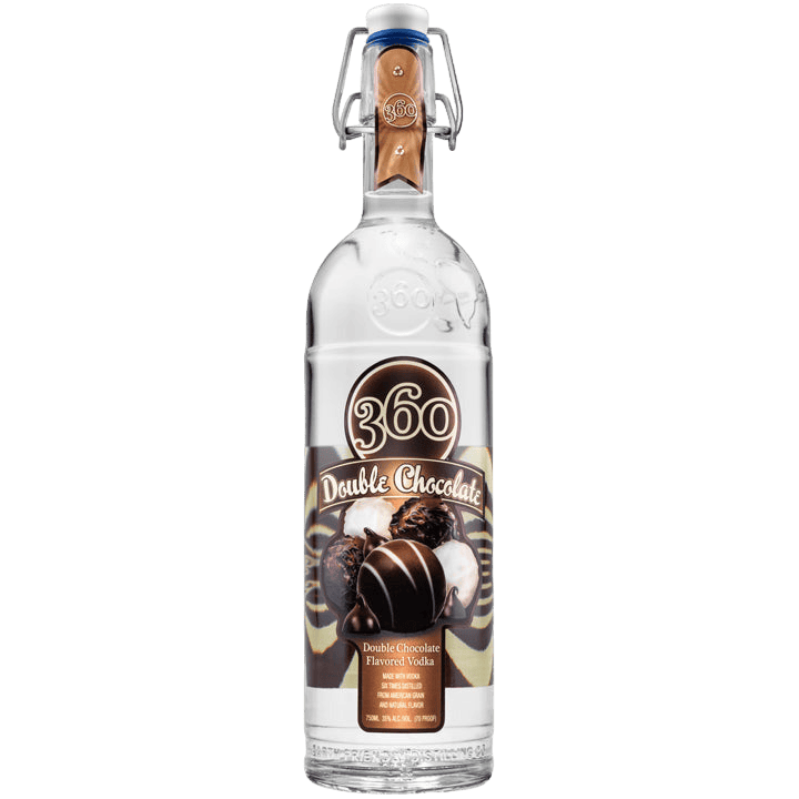 360 Vodka Double Chocolate Flavored Vodka - 750ML 