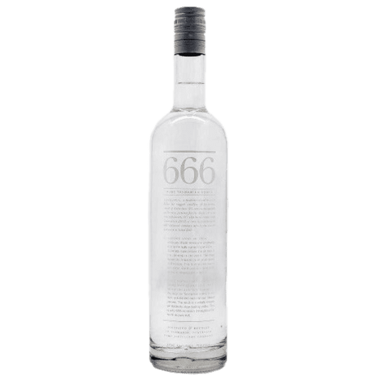 666 Pure Tasmanian Vodka - 750ML Vodka