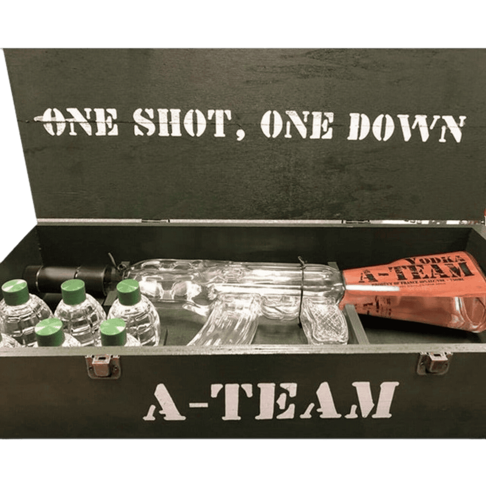 A-Team SWAT Vodka Box with Grenades - 750ML Vodka