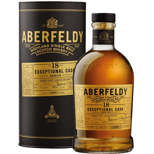 Aberfeldy 18 Year Old Exceptional Cask Series Scotch Whisky- 750ML Whiskey