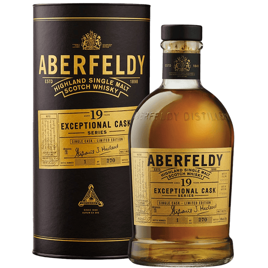 Aberfeldy 19 Year Old Exceptional Cask Series Scotch Whisky- 750ML Whiskey