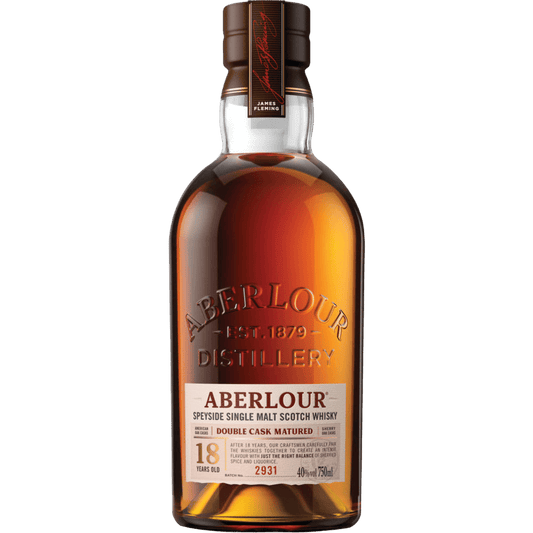 Aberlour Single Malt Scotch Whisky 18 Year Old Double Cask Matured- 750ML Whiskey
