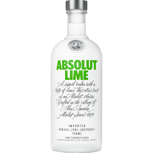 Absolut Lime Flavored Vodka - 750ML