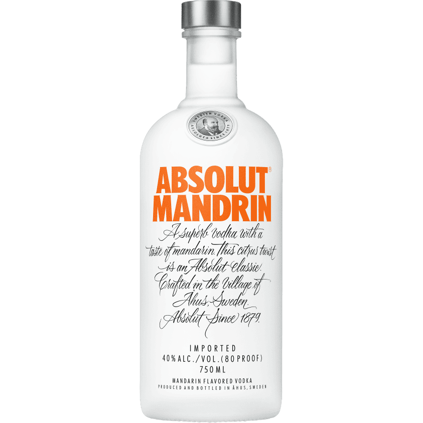 Absolut Mandrin Flavored Vodka - 750ML