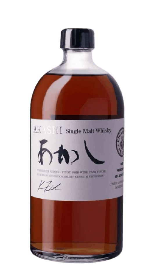 Akashi Sommelier Series Pinot Noir Wine Cask Finish Single Malt Whisky  - 750ML Japanese whiskey