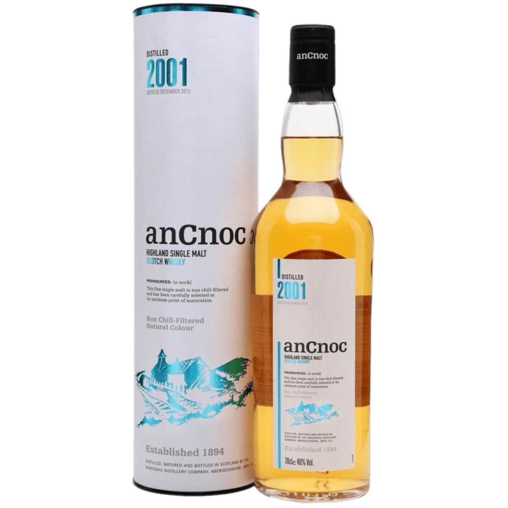 AnCnoc 2001 Single Malt Scotch Whisky - 750ML Scotch Whiskey