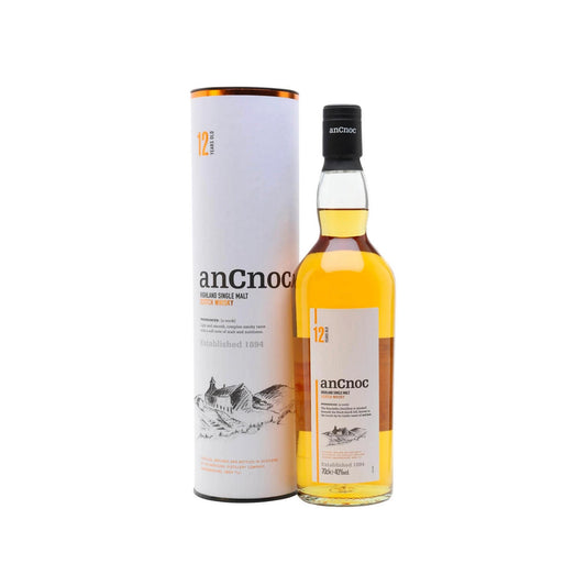 Ancnoc 12 Years Scotch - 750ML