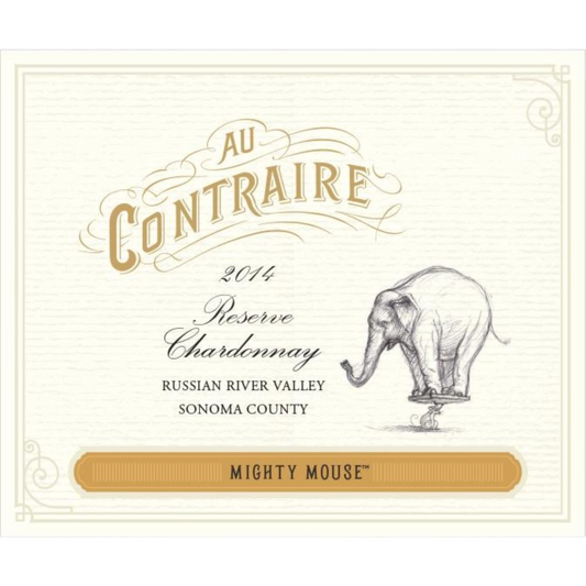 Au Contraire Mighty Mouse Russian River Valley Chardonnay - 750ML Chardonnay