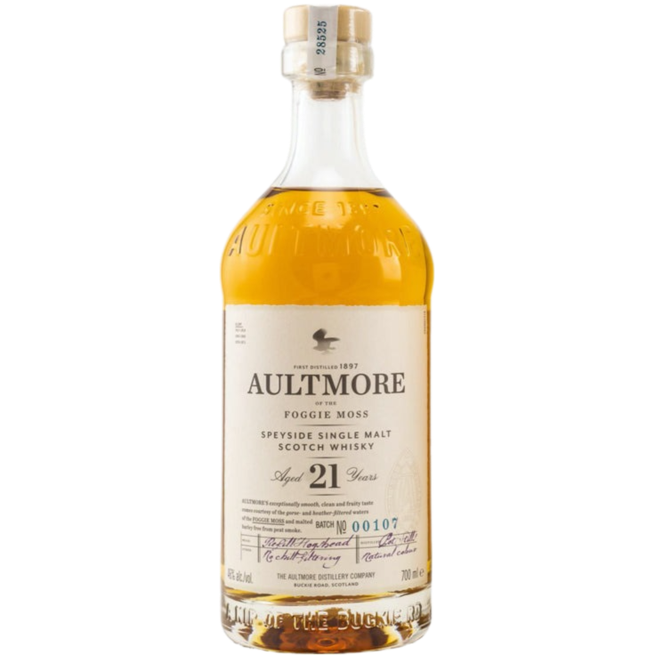Aultmore Single Malt Scotch 21 Yr - 750ML Whiskey