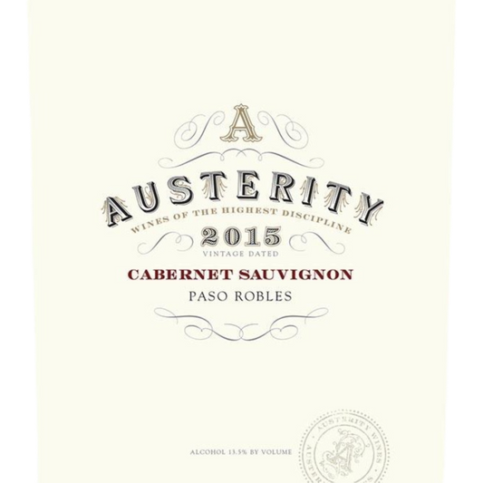 Austerity Paso Robles Cabernet Sauvignon - 750ML Cabernet Sauvignon