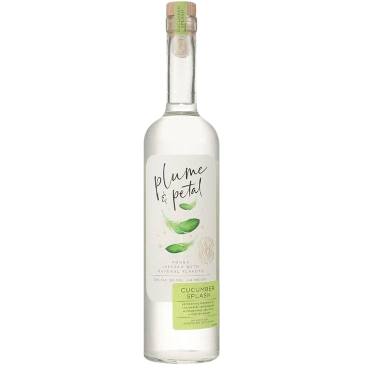 Bacardi Plume & Petal Cucumber Splash Vodka - 750ML Flavored Rum