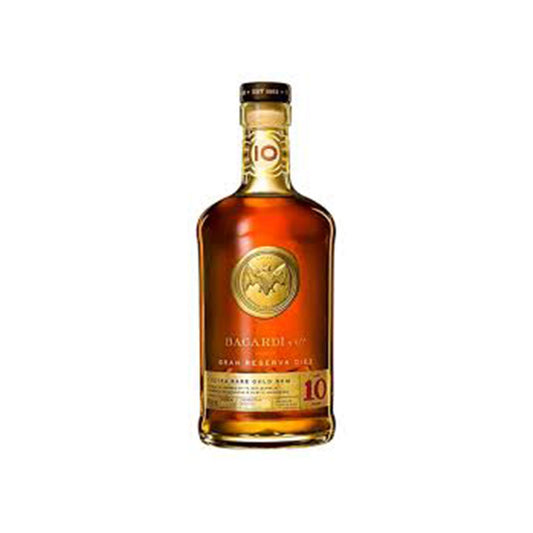 Bacardi Gran Reserva Dies 10year - 750ML .