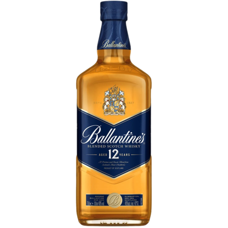 Ballantine's Blended Scotch Finest 12 Year - 750ML Whiskey