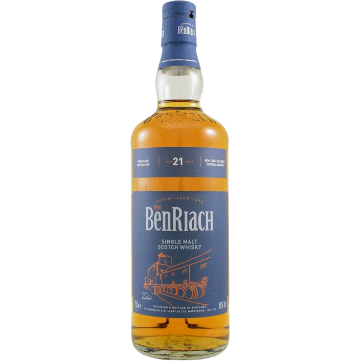 BenRiach 21 Year Old Single Malt Scotch Whiskey - 750ML 