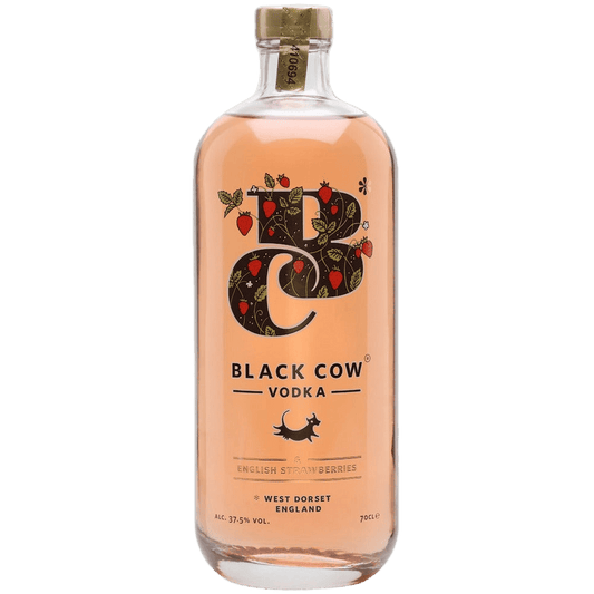 Black Cow English Strawberries Vodka - 750ML 