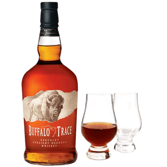 Buffalo Trace Bourbon with Glencairn Set Bundle 