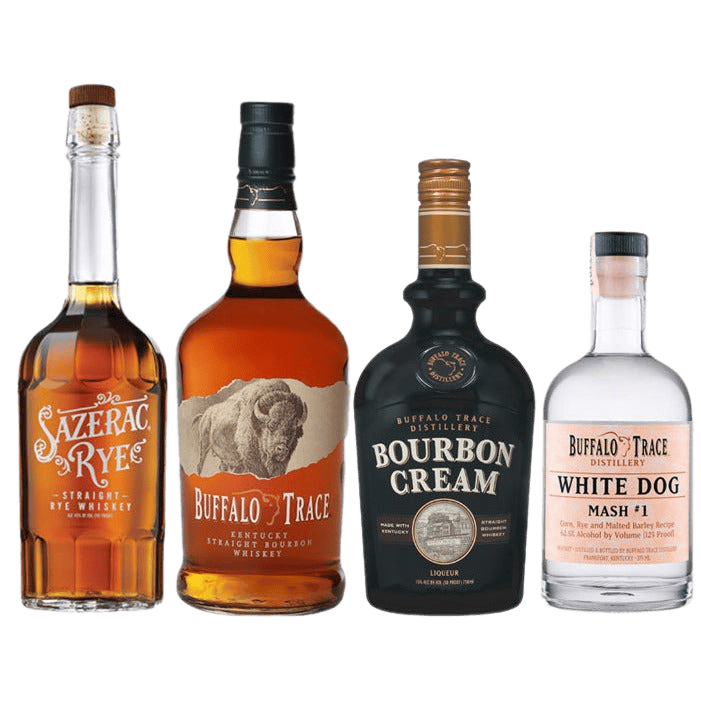 Buffalo Trace & Sazerac Rye & Bourbon Cream & White Dog Mash #1 Bundle ...