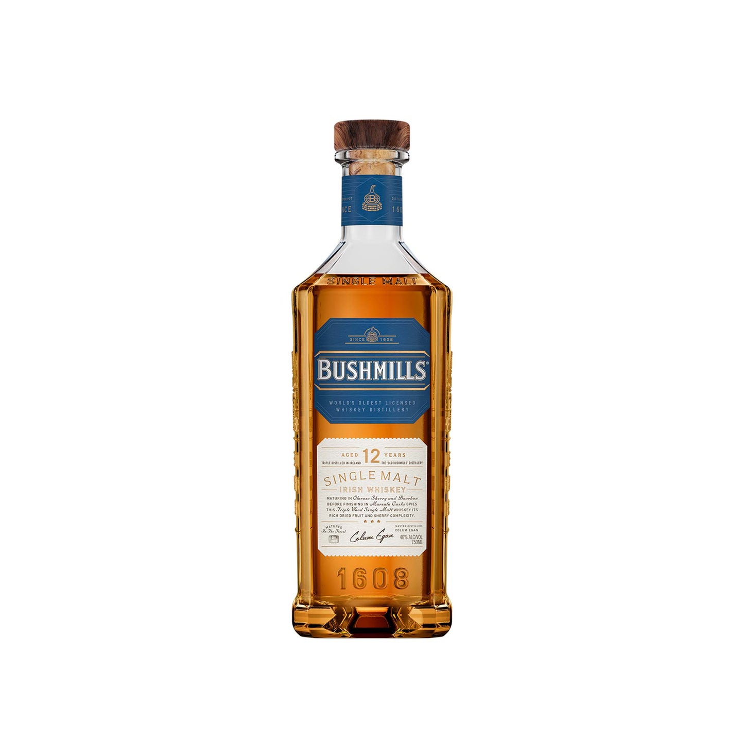 Bushmills 12Years Irish Whiskey - 750ML