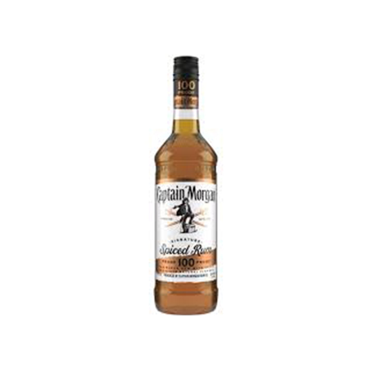 Captain Morgan 100 Proof Spiced Rum - 750ML .