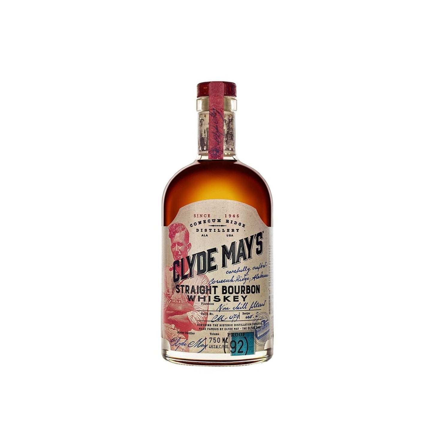 Clyde Mays Straight Bourbon Whiskey 92 proof - 750ML