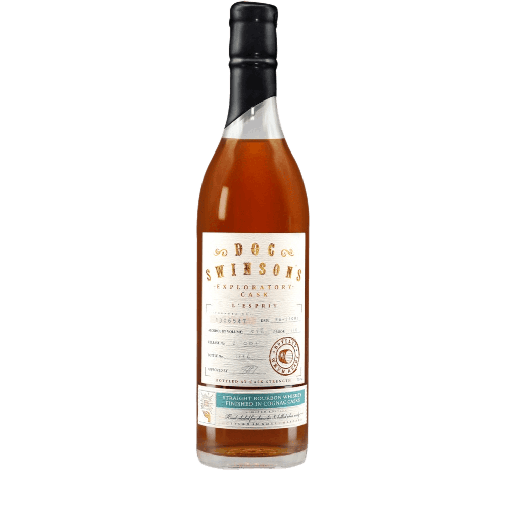 Doc Swinson's L’Esprit (“The Spirit”) Straight Bourbon Finished in Cognac Casks - 750ML 