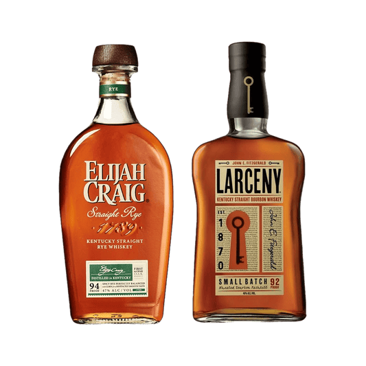 Elijah Craig Straight Rye & Larceny Small Batch Bourbon Bundle - 750ML 