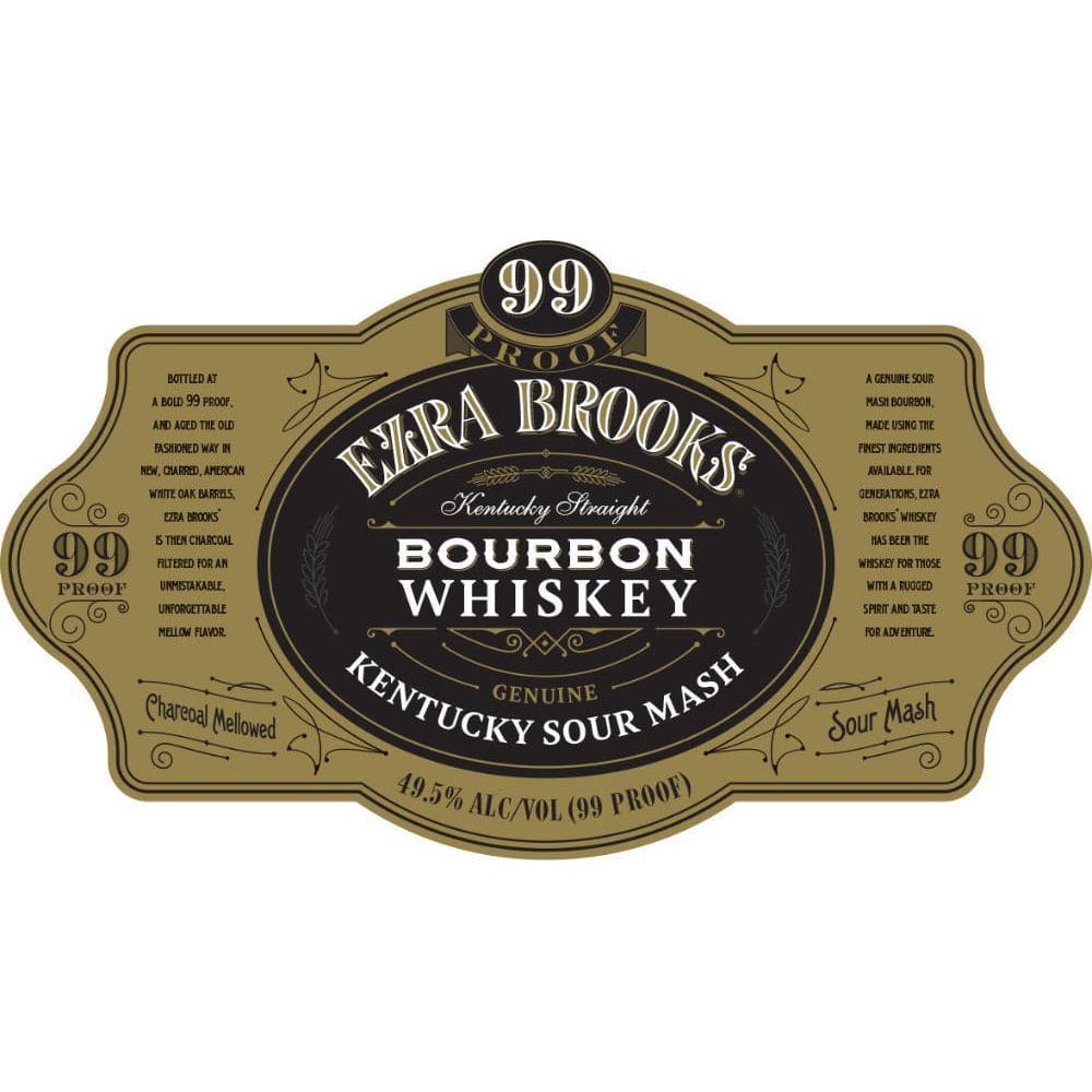 Ezra Brooks 99 Proof Bourbon - 750ML