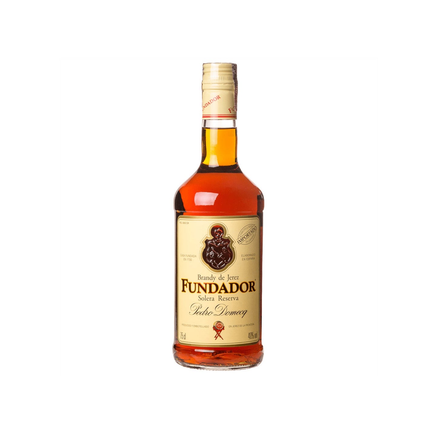 Fundador Solera Reserva Pedro Domecq Brandy - 750ML