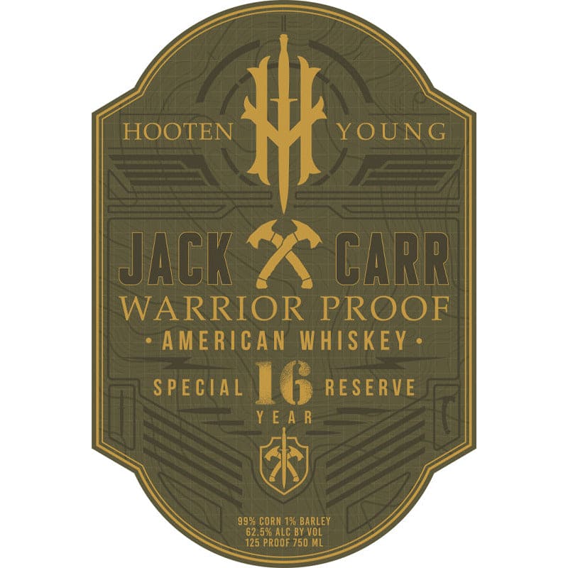 Hooten Young Jack Carr Warrior Proof 16 Year Old American Whiskey - 750ML 