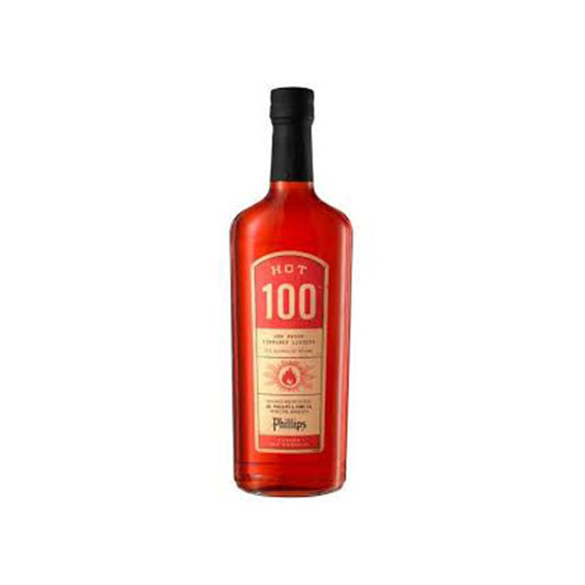 Hot 100 Cinnamon 100 Proof - 750 ML .