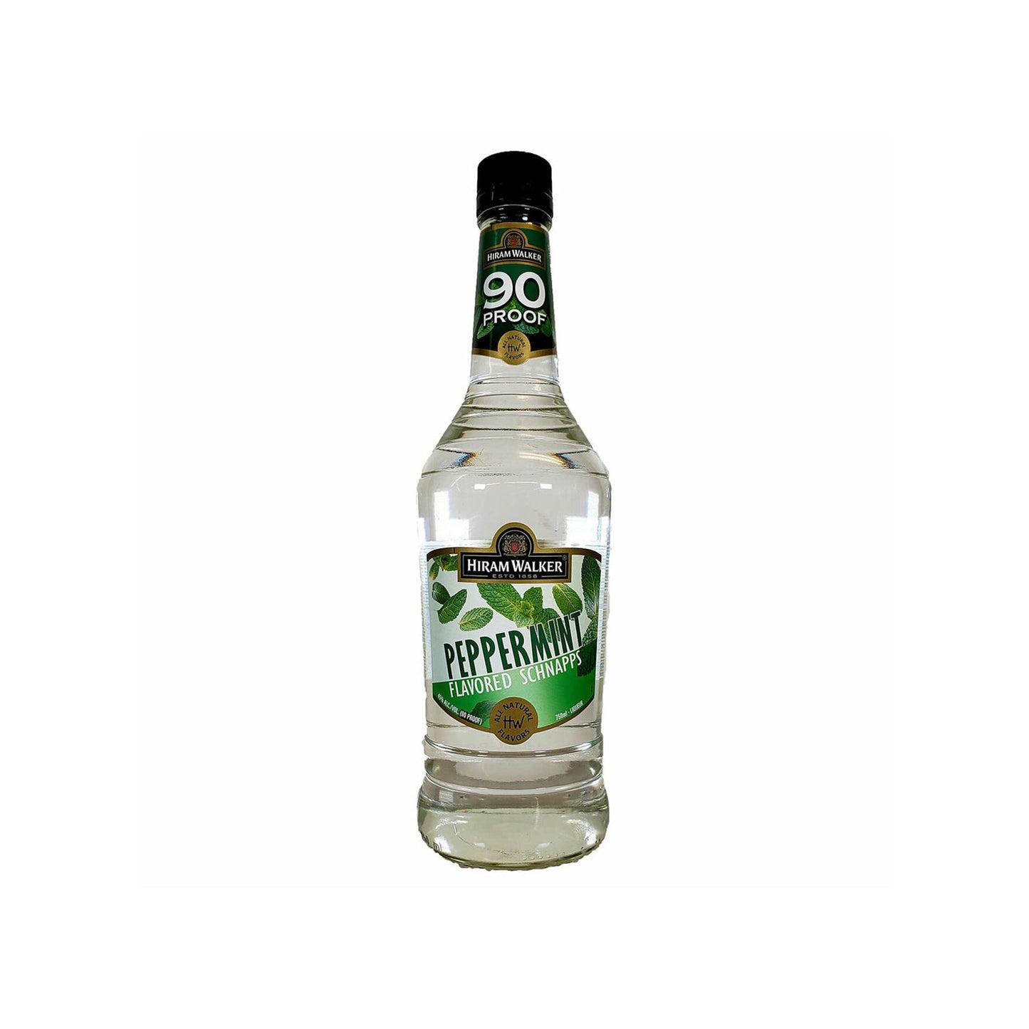 Hw Peppermint Schnapps 90 Proof - 750 ML .