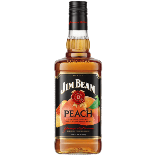 Jim Beam Peach Liqueur with Kentucky Straight Bourbon Whiskey - 750ML 