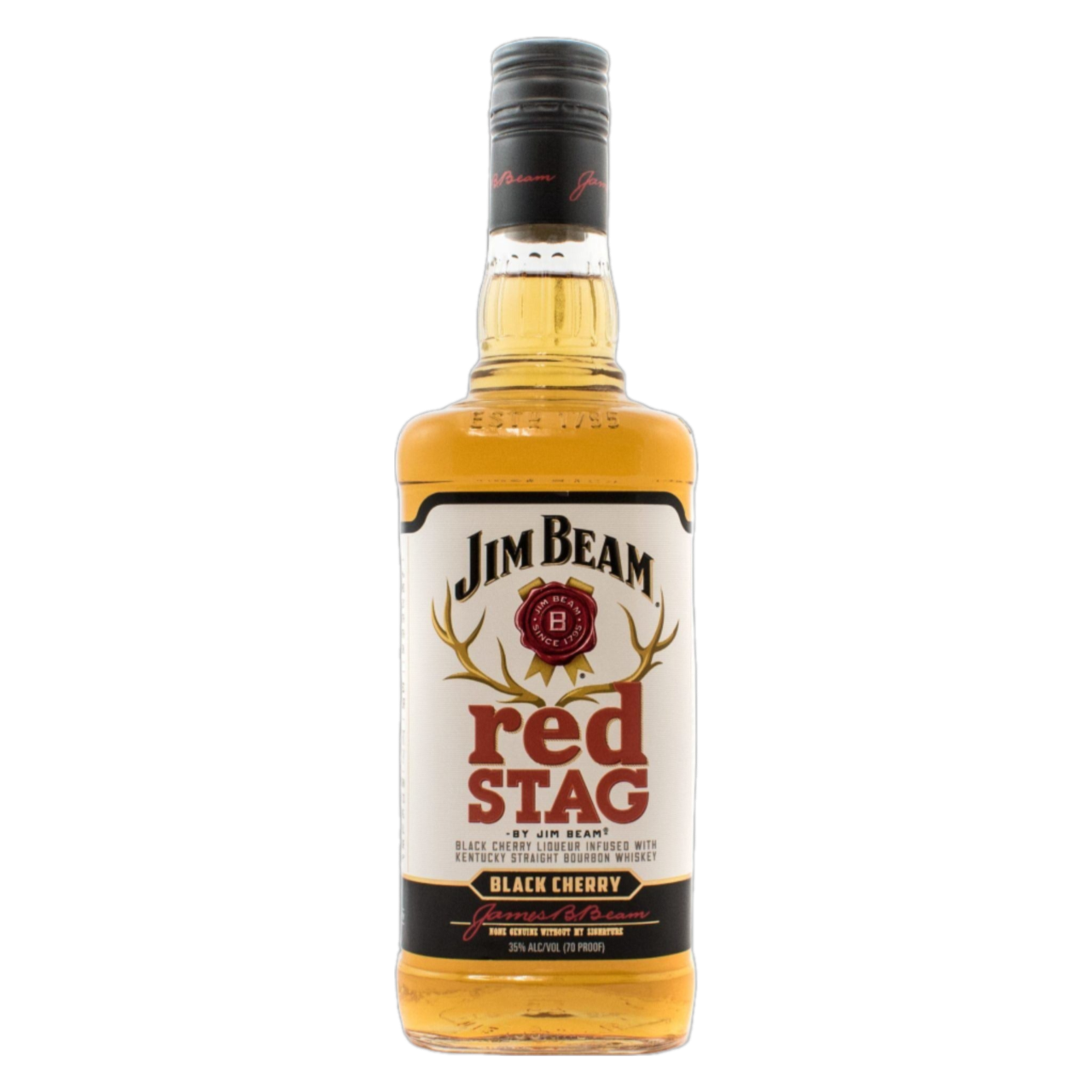 Jim Beam Red Stag Black Cherry Kentucky Straight Bourbon Whiskey - 750ML