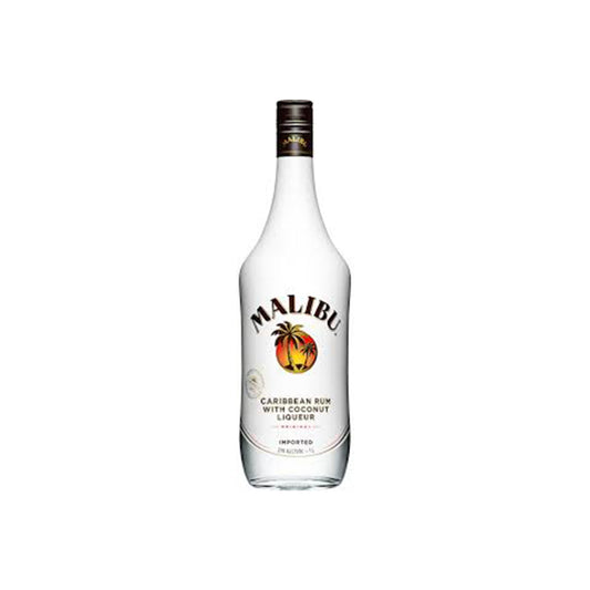 Malibu Caribbean Rum W/ Coconut Liqueur - 750ML .