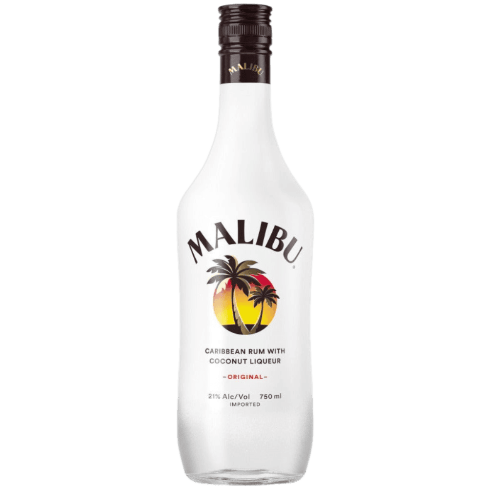 Malibu Flavored Caribbean Rum with Coconut Liqueur - 750ML 