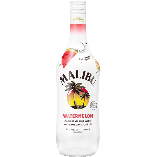 Malibu Flavored Caribbean Rum with Watermelon Liqueur - 750ML 