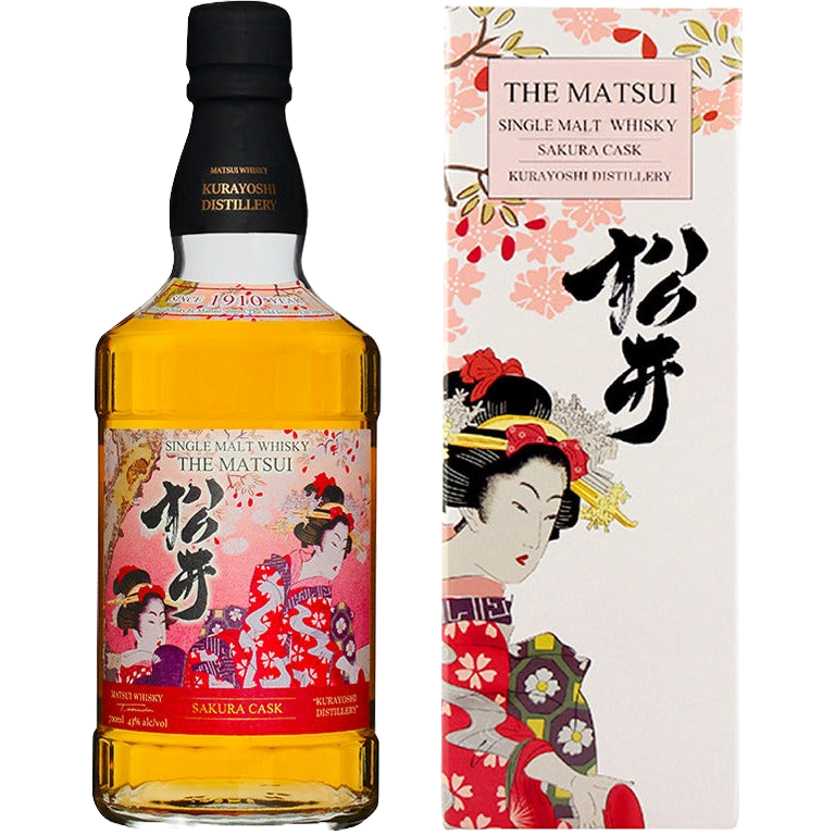 Matsui Sakura Cask Single Malt Japanese Whisky - 750ML 