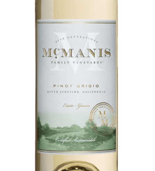 Mcmanis Family Vineyards Pinot Grigio California - 750ML 
