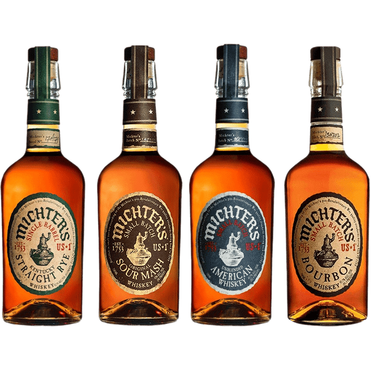 Michter's US1 Kentucky Straight Rye, Sour Mash Whiskey, American Whiskey and Bourbon Bundle 
