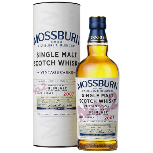 Mossburn Single Malt Scotch Inchgower Distillery Vintage Casks No. 2 10 Yr - 750ML 