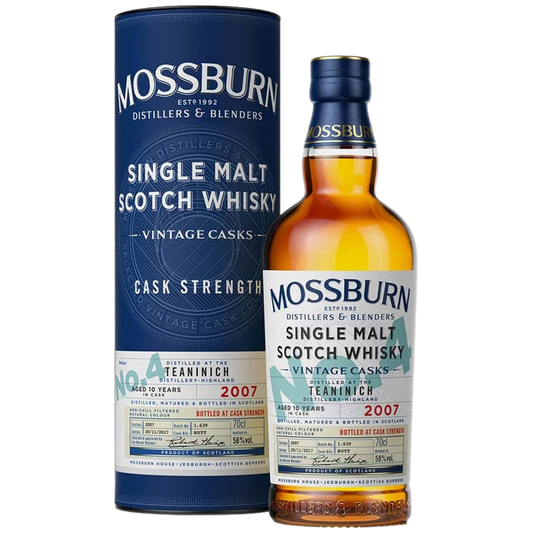 Mossburn Single Malt Scotch Teaninich Distillery Vintage Casks No. 4 10 Yr - 750ML 
