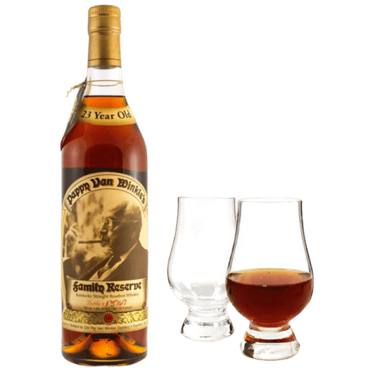Pappy Van Winkle's Family Reserve 23 Years Old with Glencairn Set Bundle - 750ML 