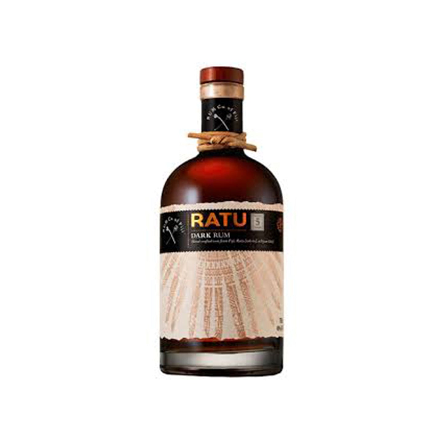 Ratu 5 Years Dark Rum Fiji - 750ML .