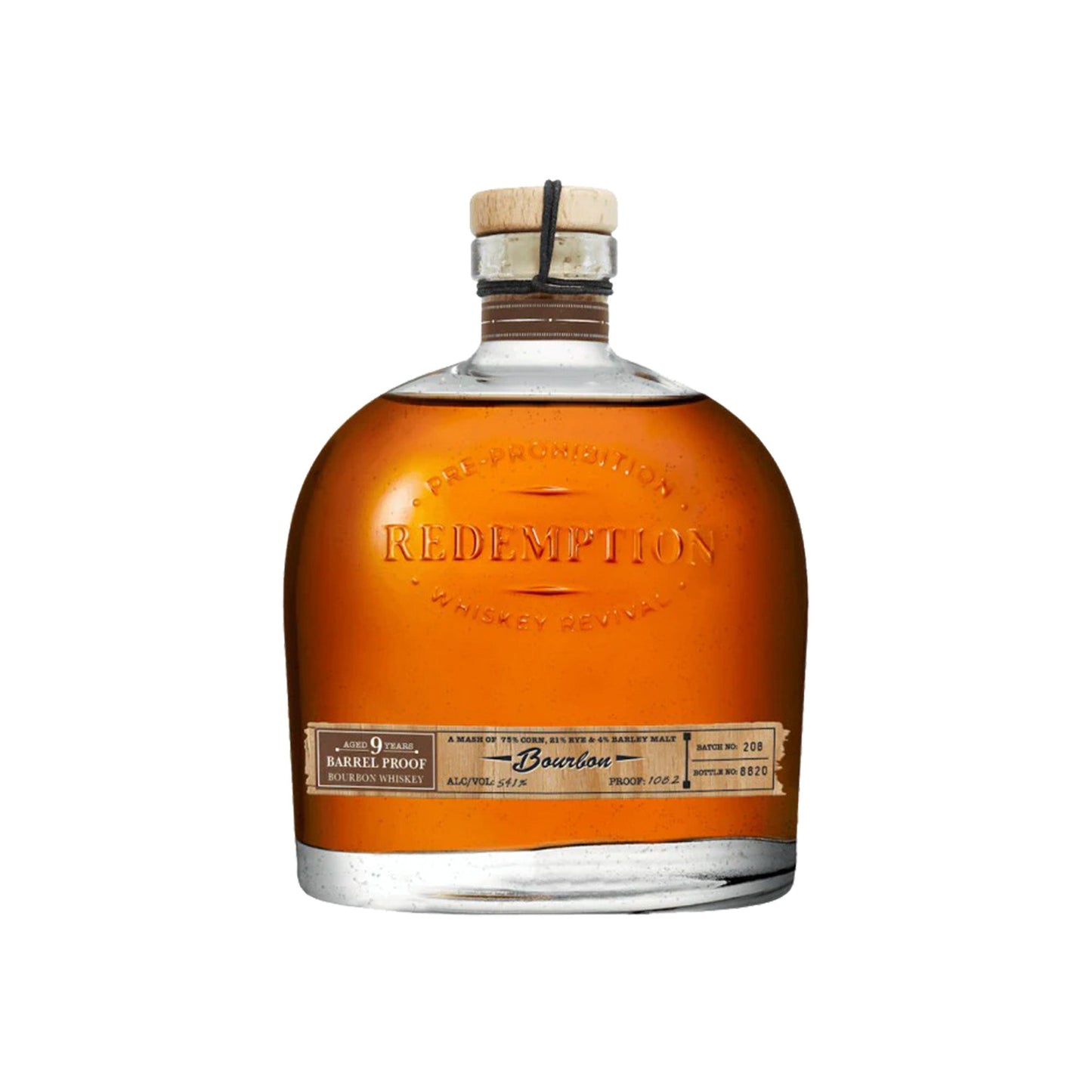 Redemption Bourbon Barrel Proof 9 Years  - 750ML