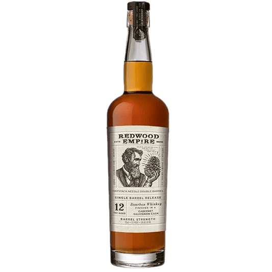 Redwood Empire 12 Year Bourbon Whiskey Cabernet Sauvignon Cask Barrel Pick - 750ML 