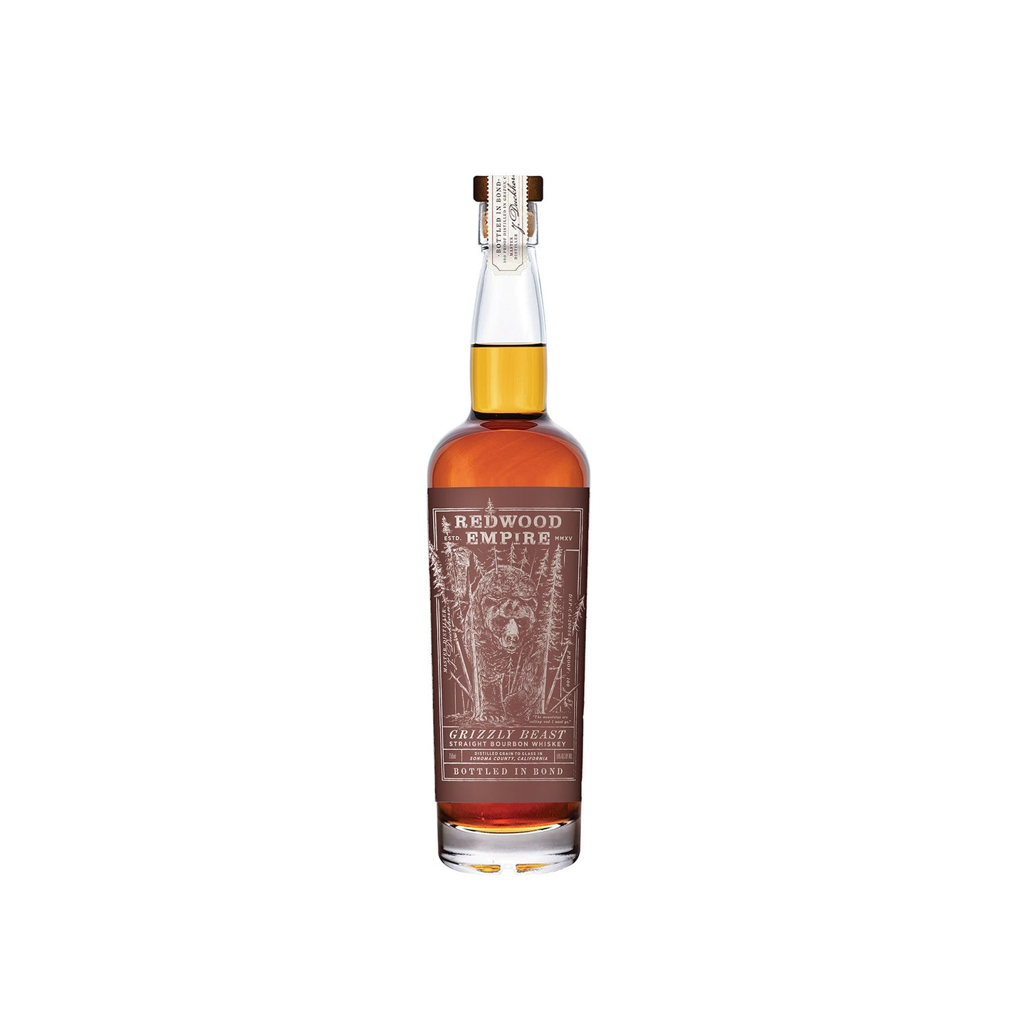 Redwood Empire Grizzly Beast Bourbon Bottled In Bond - 750ML