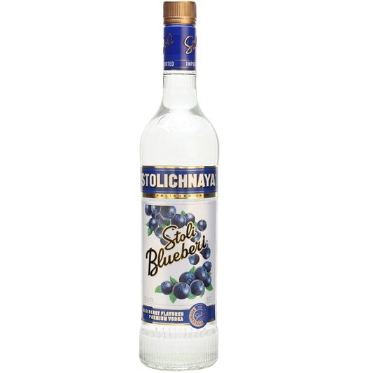 Stolichnaya Blueberi Flavored Premium Vodka - 750ML 