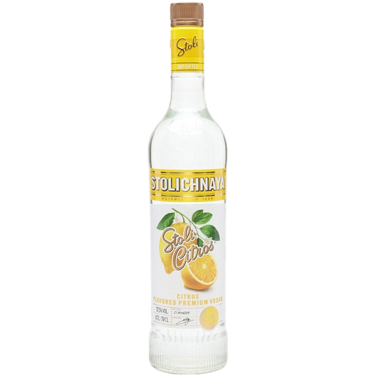 Stolichnaya Citros Flavored Premium Vodka - 750ML 